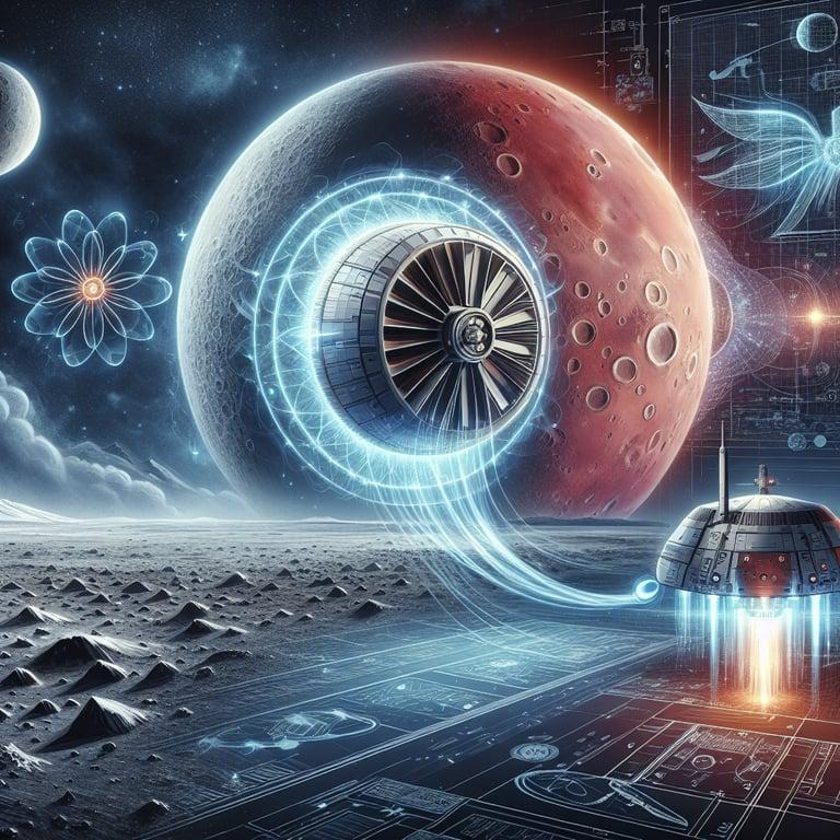 Banner for NASA's Fission Surface Power Project: Paving the Way for Lunar and Martian Exploration