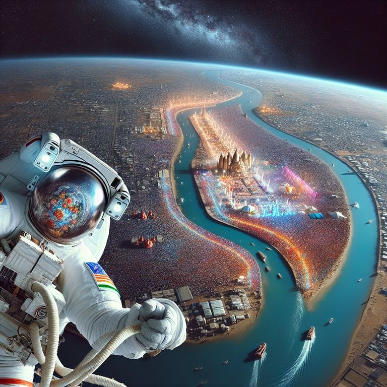 Banner for NASA Astronaut Captures Breathtaking Views of 2025 Maha Kumbh Mela from Space
