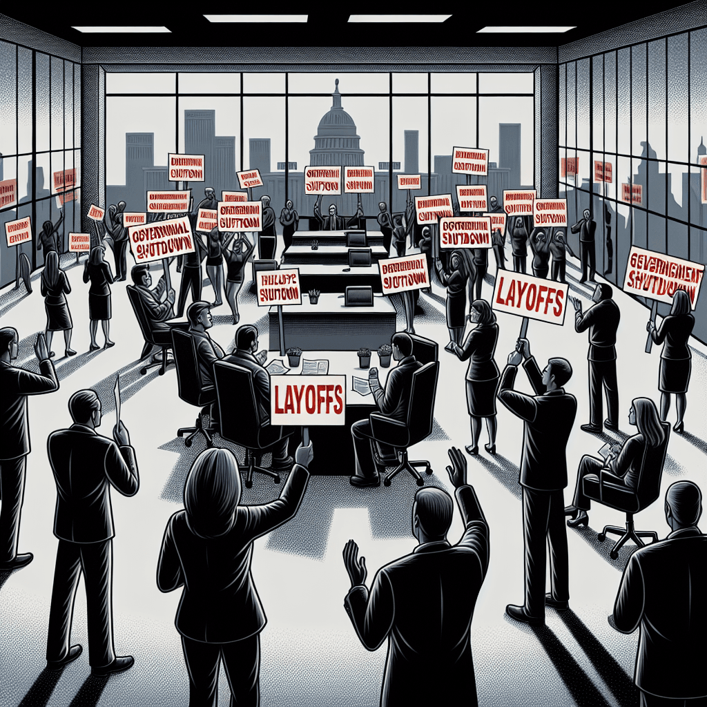 Federal Shutdown Day 14: Layoffs Intensify Political Tensions