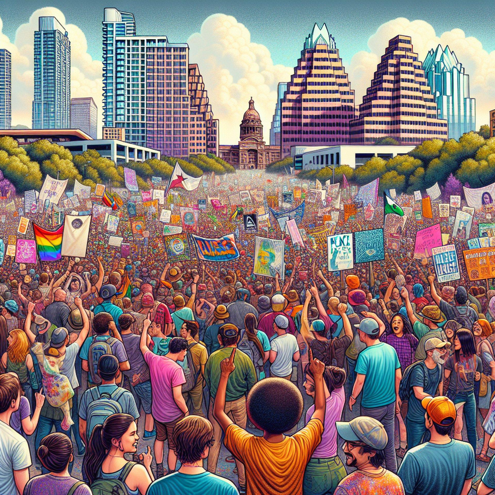 Banner for Austin's May Day Uproar: A Protest Extravaganza Unites Thousands!