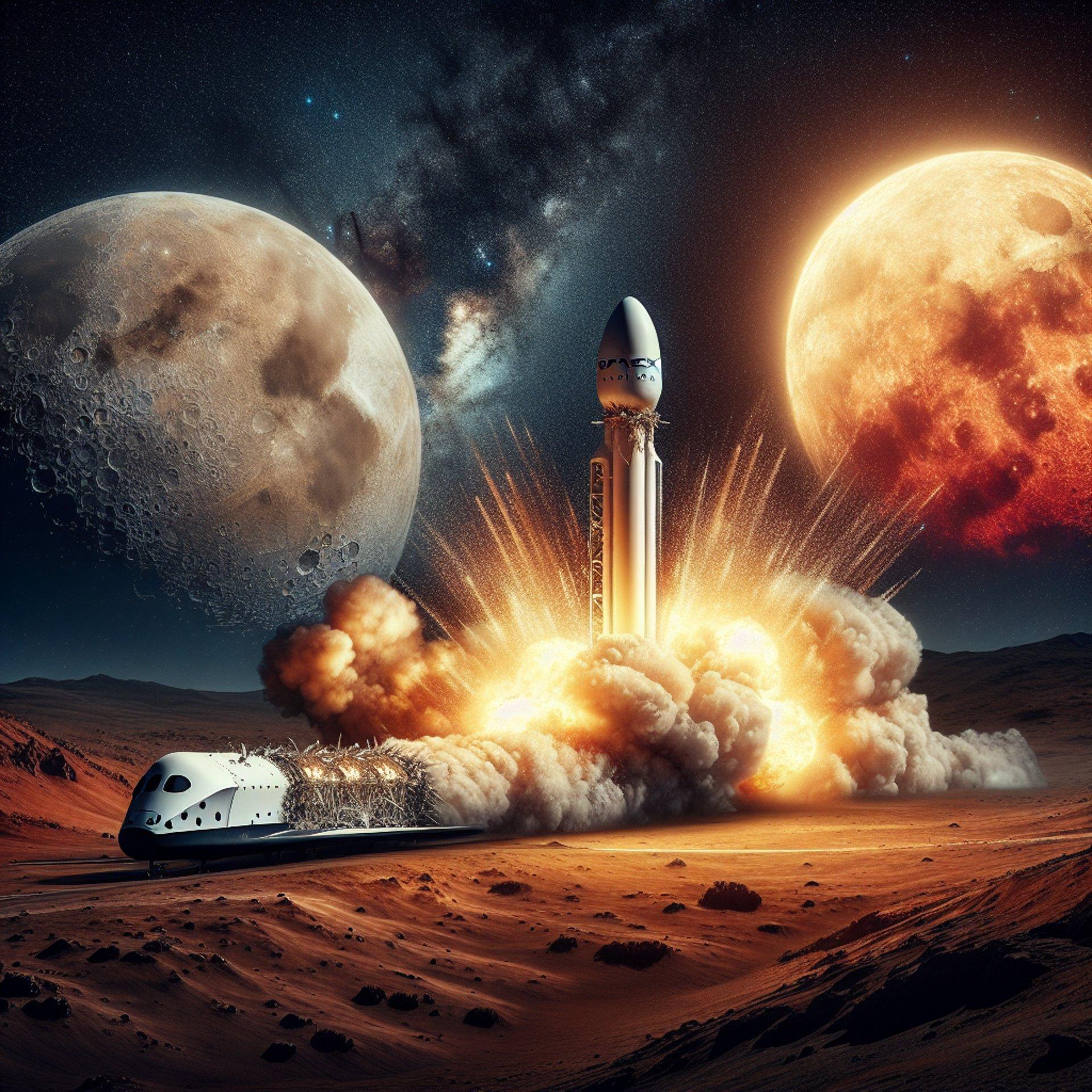 Banner for SpaceX Starship Explodes: What This Means for Mars and the Moon