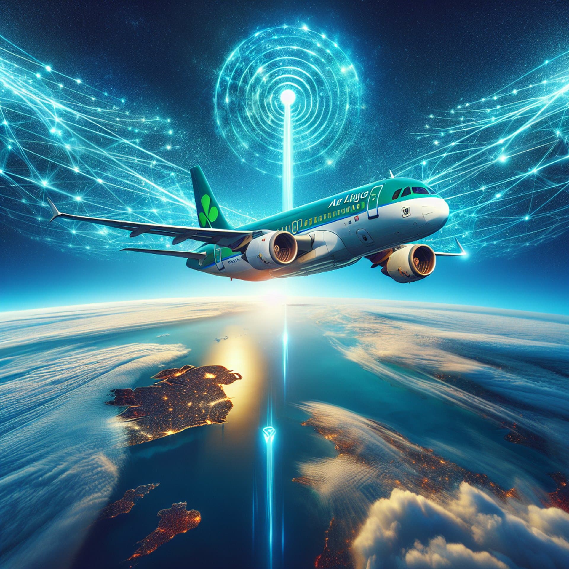 Banner for Aer Lingus Flies High with Free Starlink Wi-Fi!