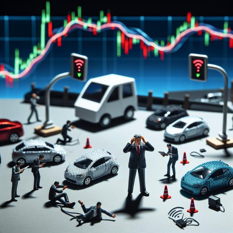 Banner for Elon Musk's Troubles Multiply: Tesla Stock Tumbles Amidst X Outages and Protests