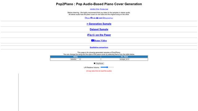 Thumbnail image for Pop2Piano