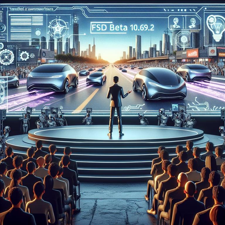 Banner for Elon Musk Announces Tesla's FSD Beta 10.69.2: A Step Toward the Autonomous Future