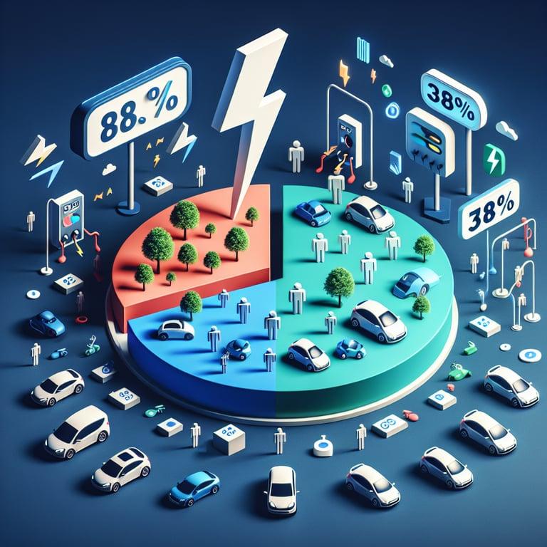 Banner for Tesla's U.S. Market Share Plummets from 80% to 38% Amidst New EV Rivals