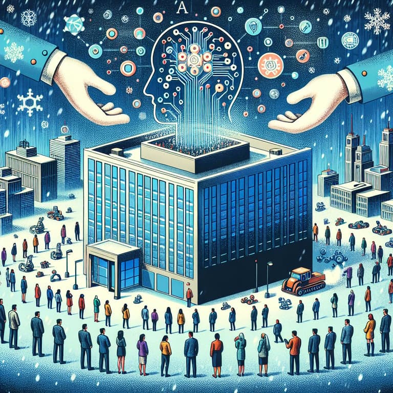 Banner for Microsoft Freezes Hiring in Key Divisions, Prioritizing AI Expansion