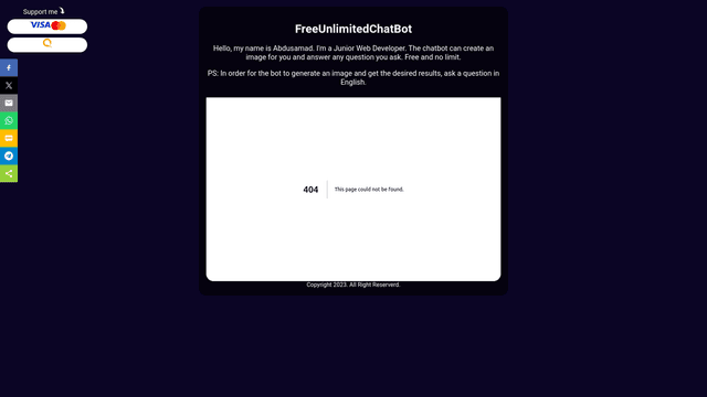Thumbnail image for Free Unlimited Chat Bot