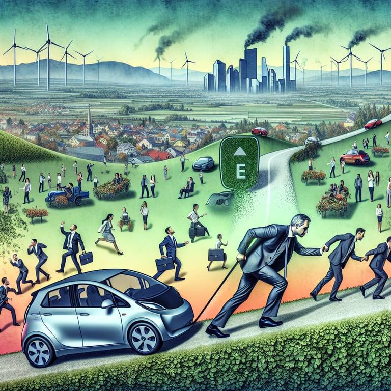 Banner for Tesla's European Slump: Elon Musk Faces an Uphill Battle as EV Market Booms
