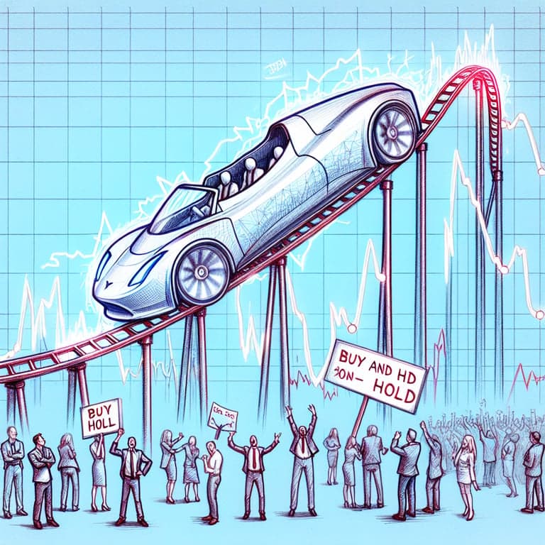 Tesla's Rollercoaster Ride: Analyst Advocates 'Buy and Hold' Amid Market Uncertainty