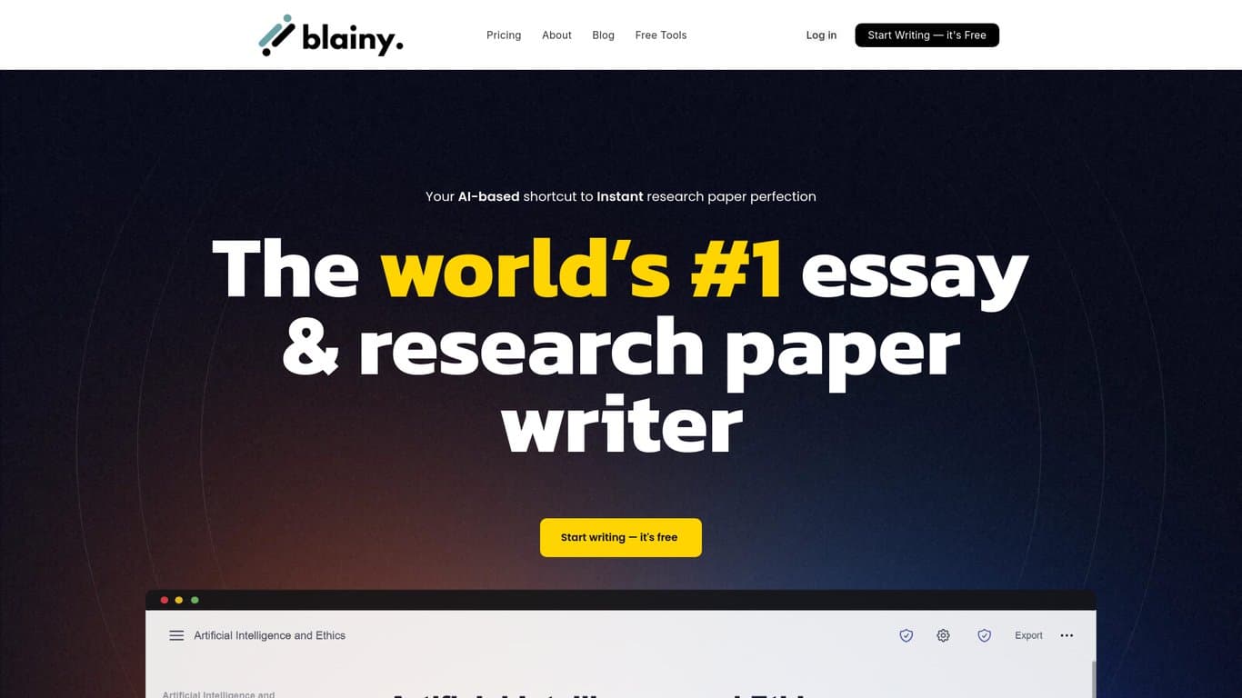 Blainy screenshot