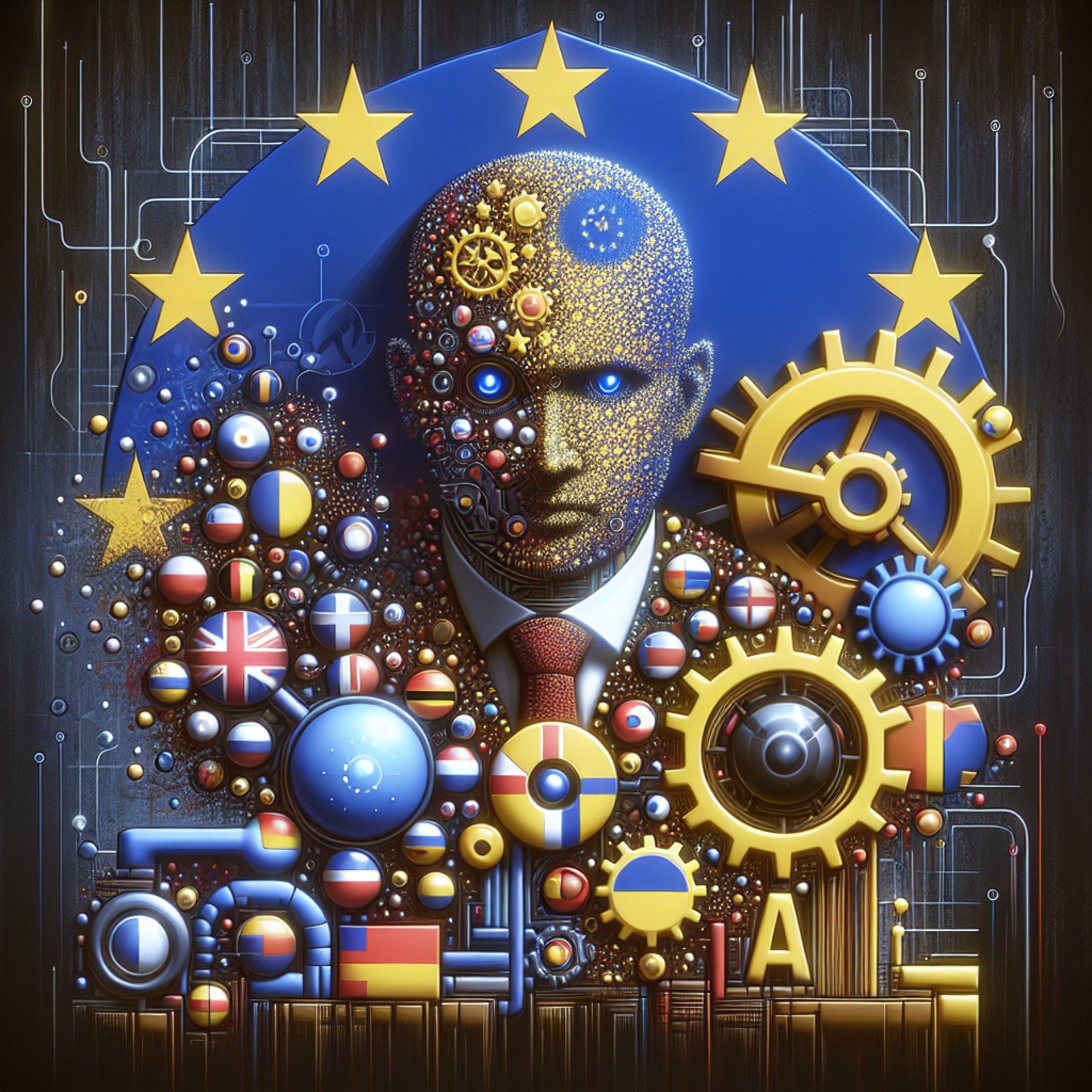 Banner for Macron Calls for European Unity to Boost AI Competitiveness