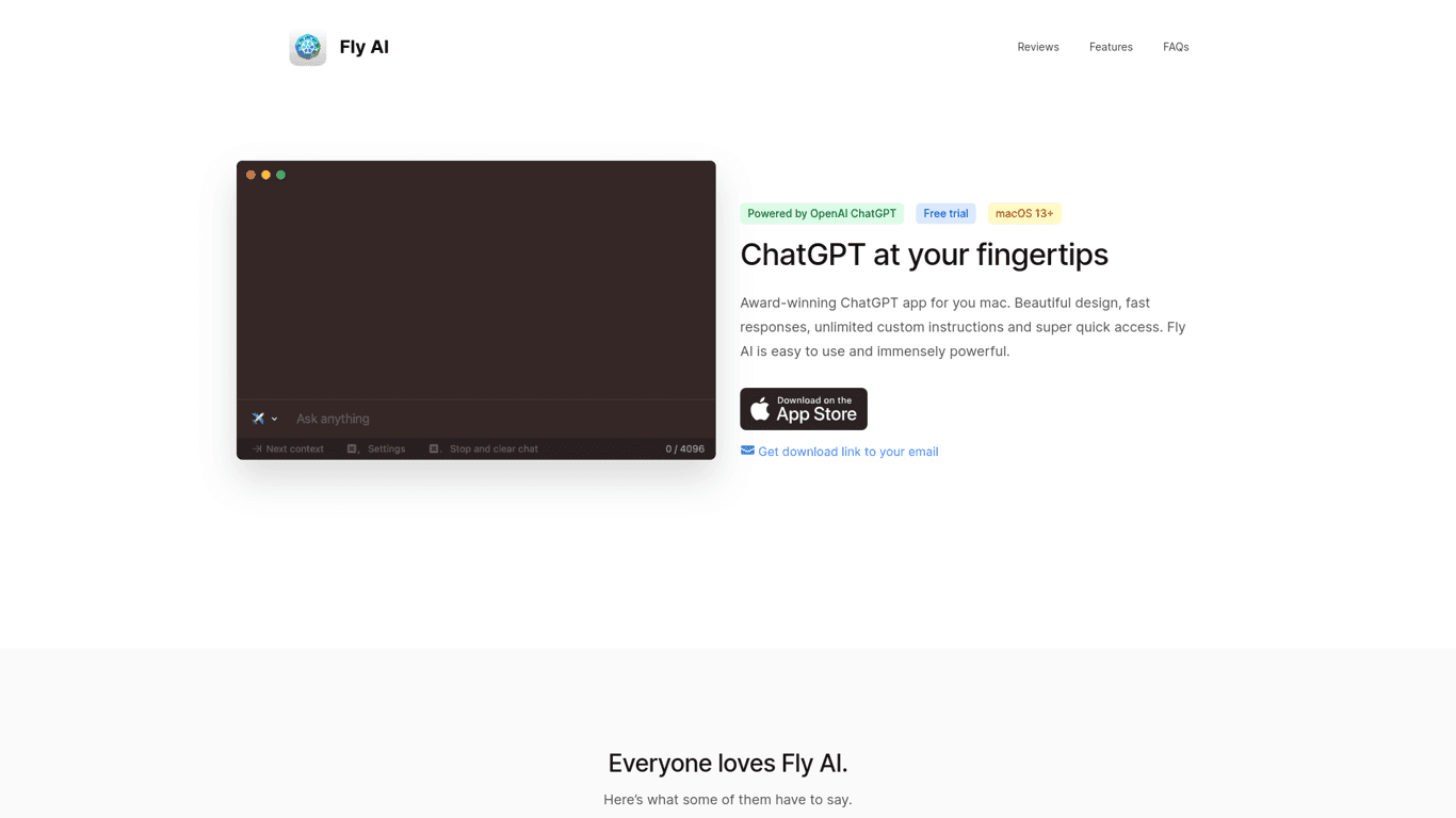 Fly AI screenshot