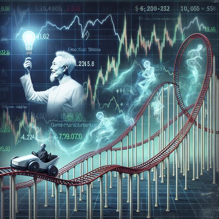 Banner for Tesla's Rollercoaster Ride: Stock Fluctuations and Elon Musk's Impact