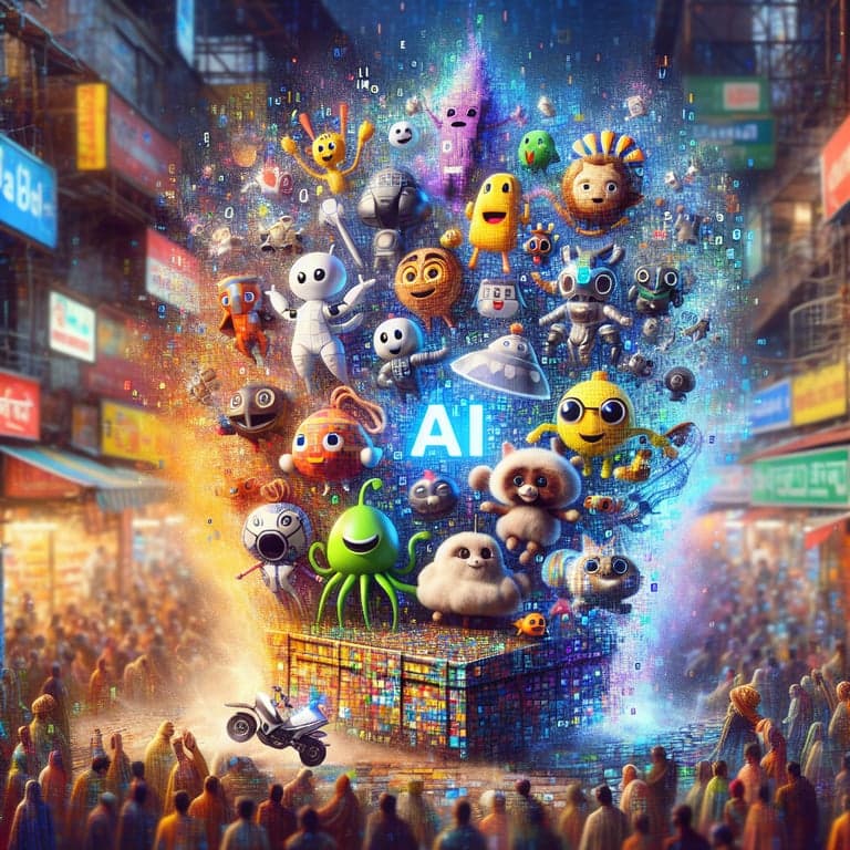 AI Magic: Indian Brand Mascots Brought to Life!