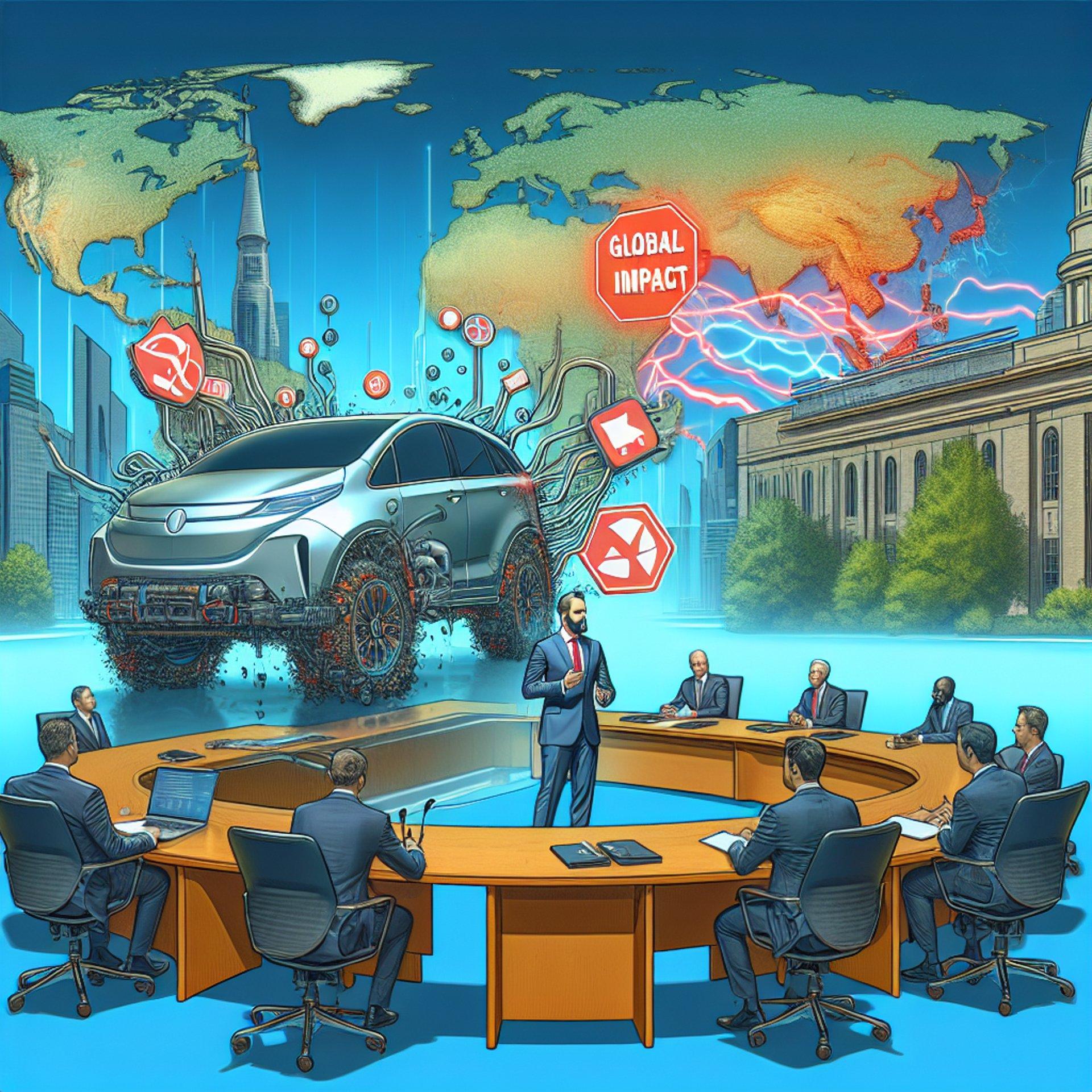 Banner for Tesla's Ban from Canada’s iZEV Program: Politics, Allegations, and Global Ripples