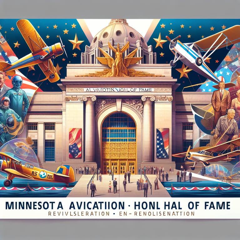 Banner for Minnesota Aviation Hall of Fame Soars Again: Honoring Legendary Fliers Including NASA Astronaut!