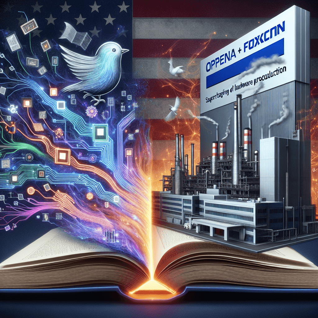 OpenAI and Foxconn Join Forces to Supercharge U.S. AI Hardware Production