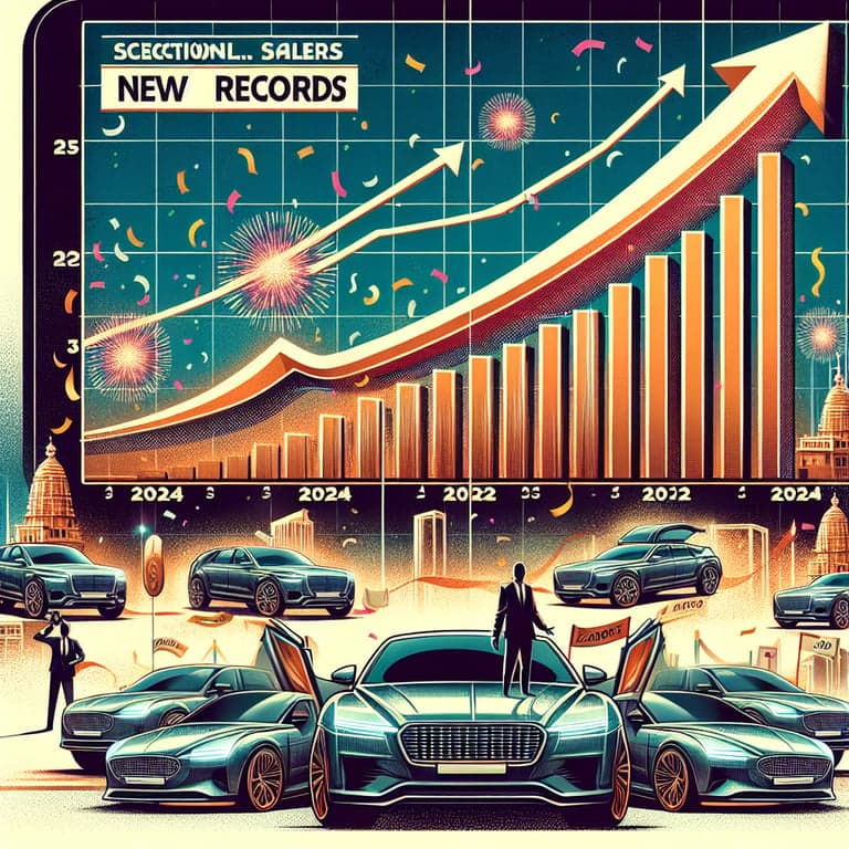 Mercedes-Benz India Drives Past Records: Shattering Sales Milestones in 2024!