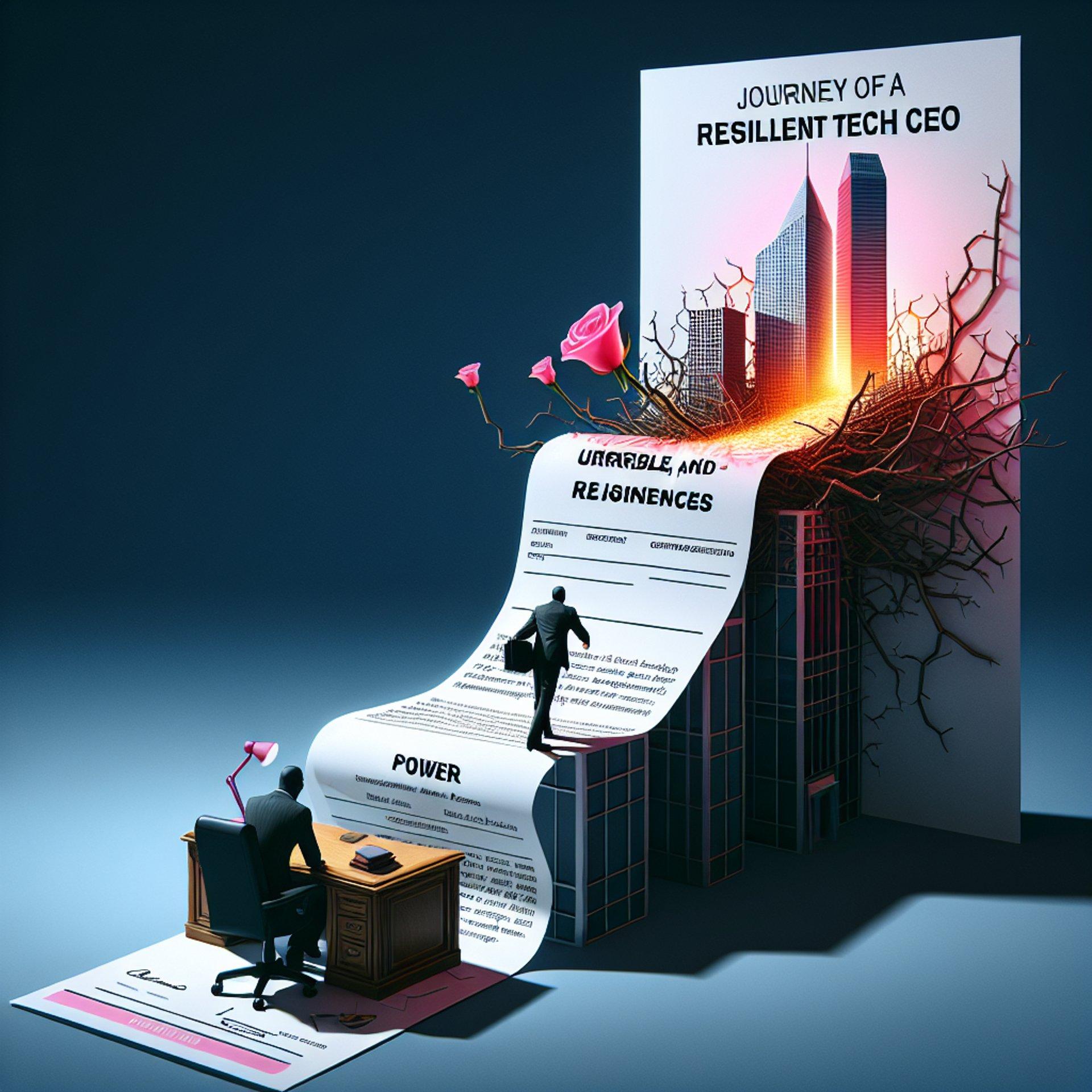 Banner for From Pink Slip to Power: The Unlikely Journey of a Resilient Tech CEO