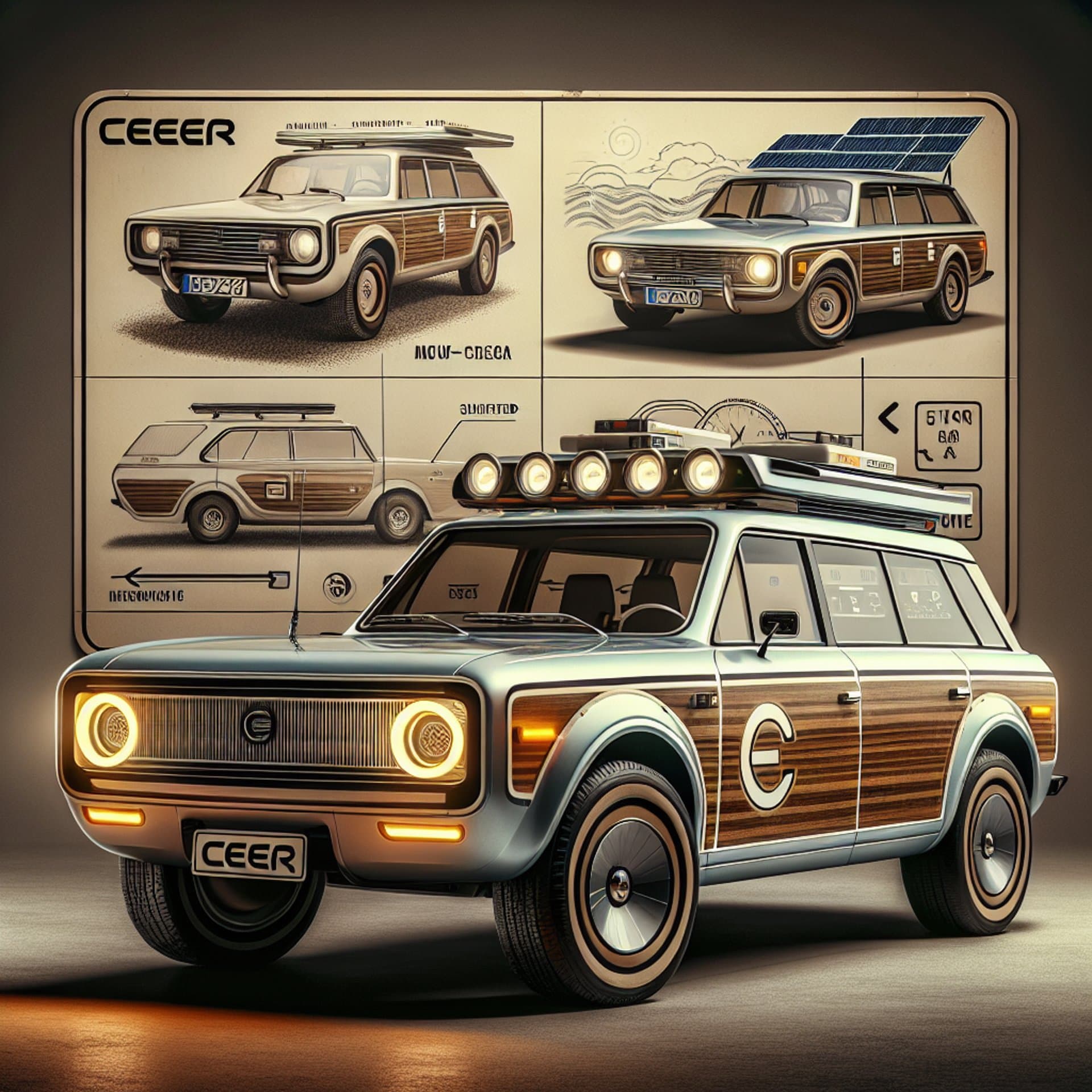 Banner for Ceer Motors Unveils Retro-Futuristic Electric SUV: A 70's Dream with a Modern Twist