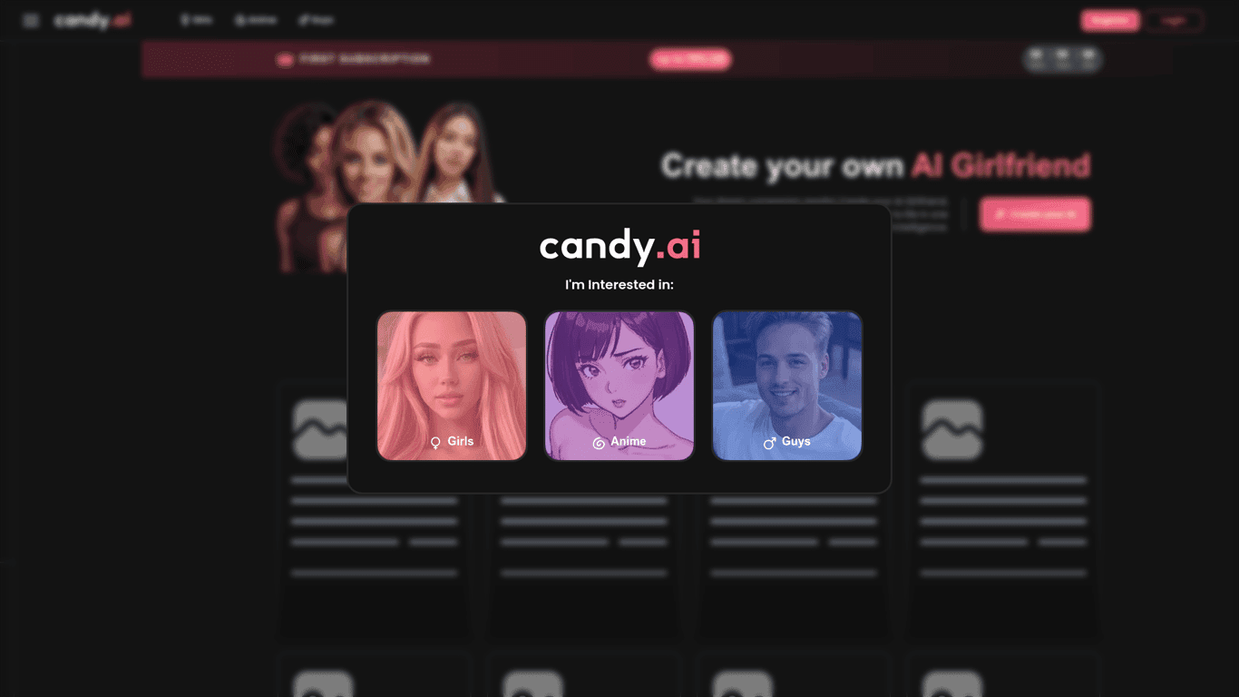 Candy AI screenshot