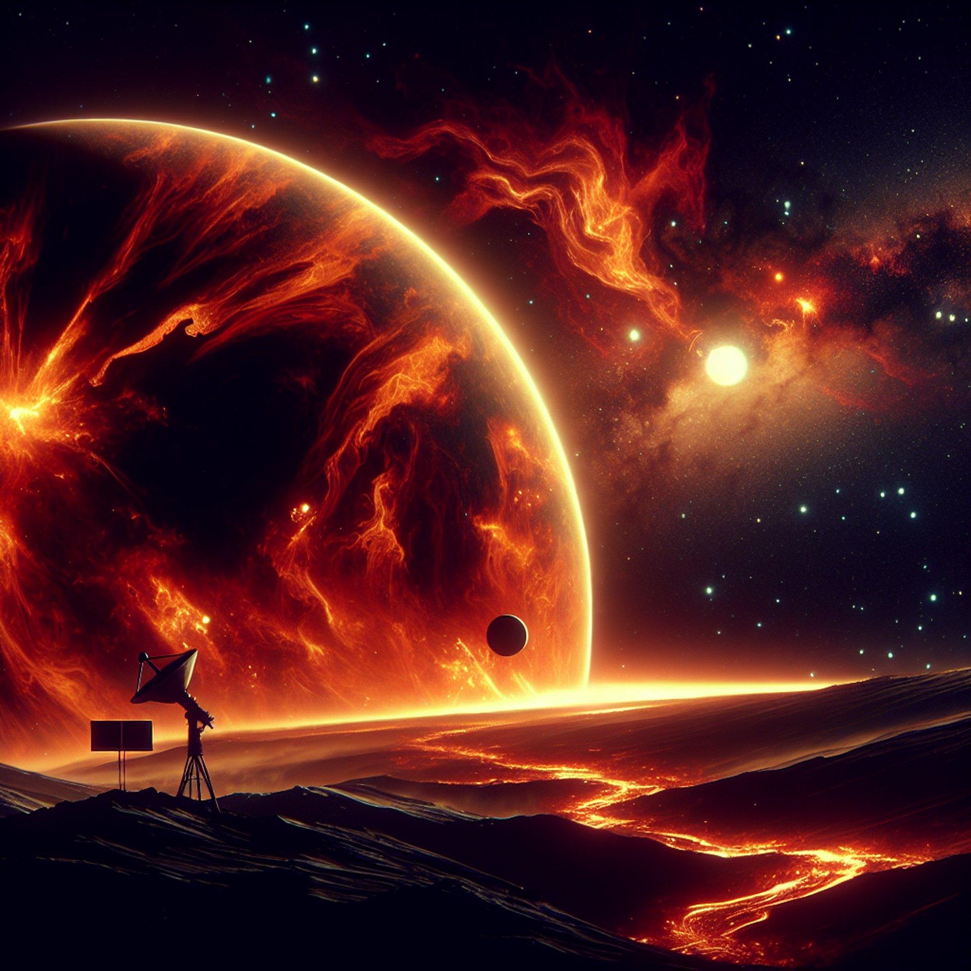 Banner for NASA Discovers Geologic Activity on Venus: A Fiery Revelation!