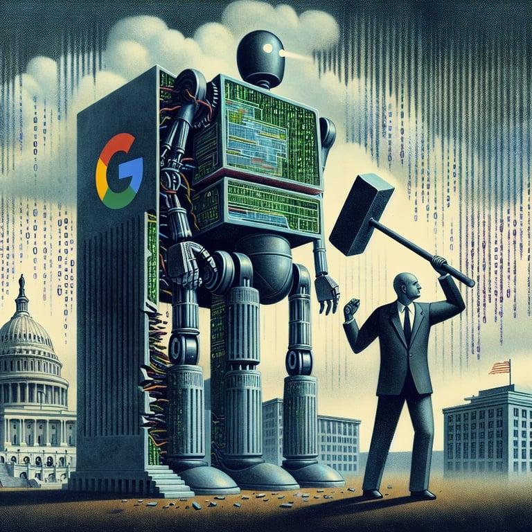 Banner for US DOJ Eases Off Breaking Up Google's AI Investments Amid Antitrust Battle