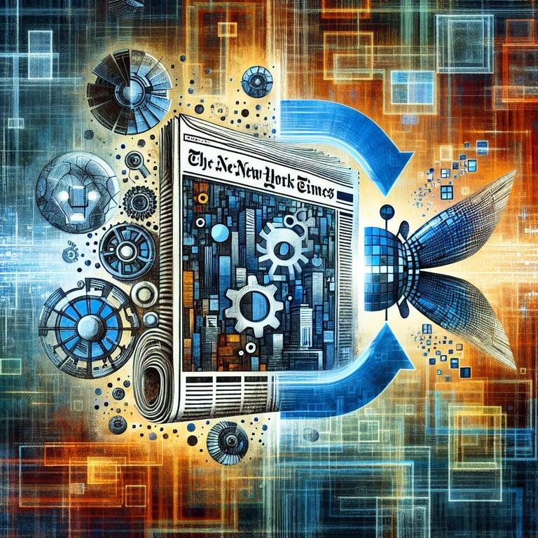 Banner for Copyright Showdown: NYT Versus OpenAI and Microsoft Set to Redefine the AI Landscape!