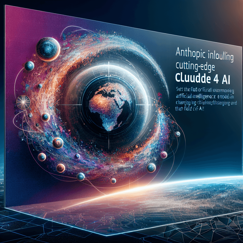 Anthropic Unveils Cutting-Edge Claude 4 AI Models, Poised to Transform AI Landscape