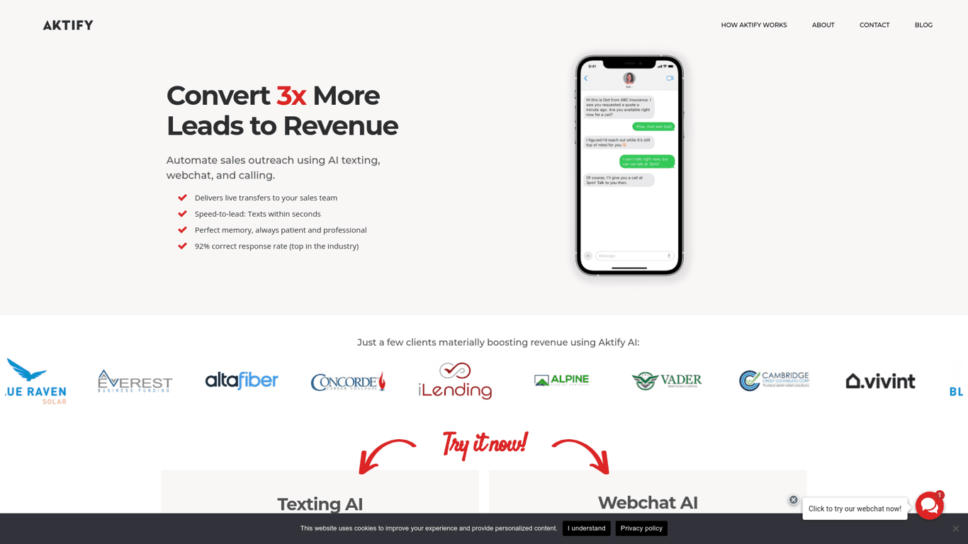 Aktify screenshot