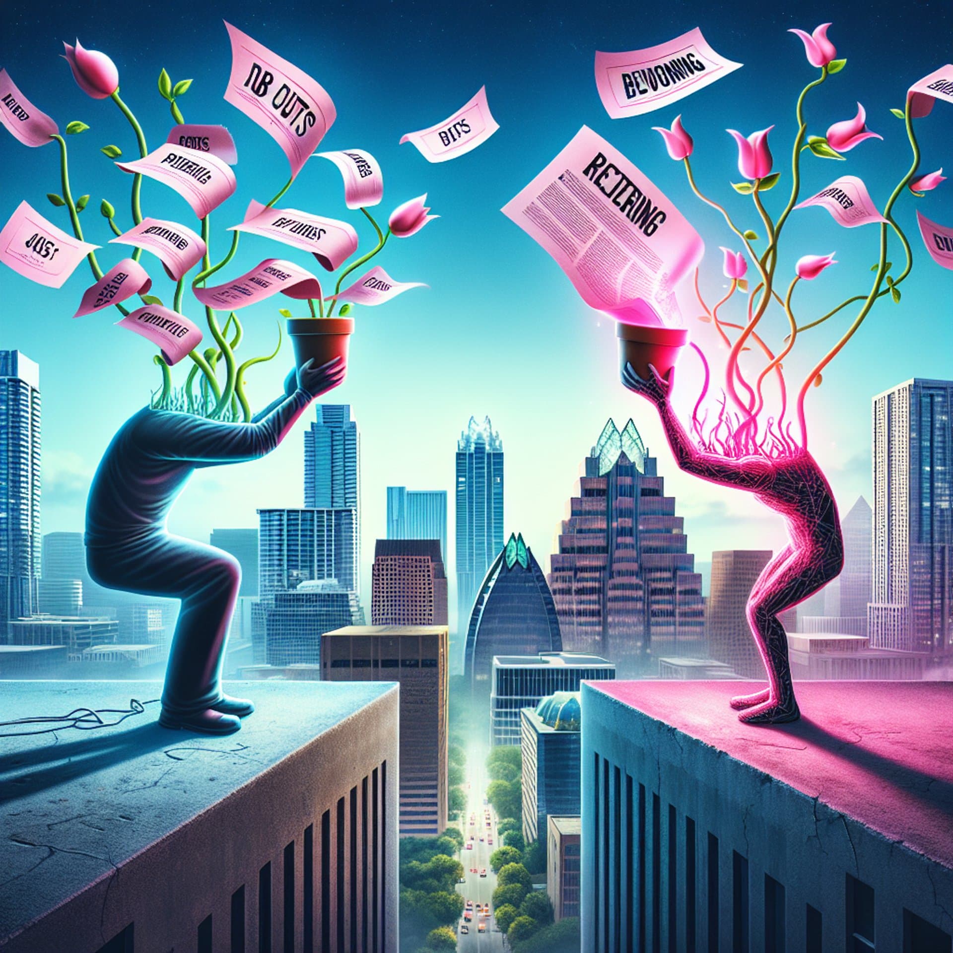 Banner for Austin's Tech Turmoil: Big Names Cut Jobs as AI Startups Flourish