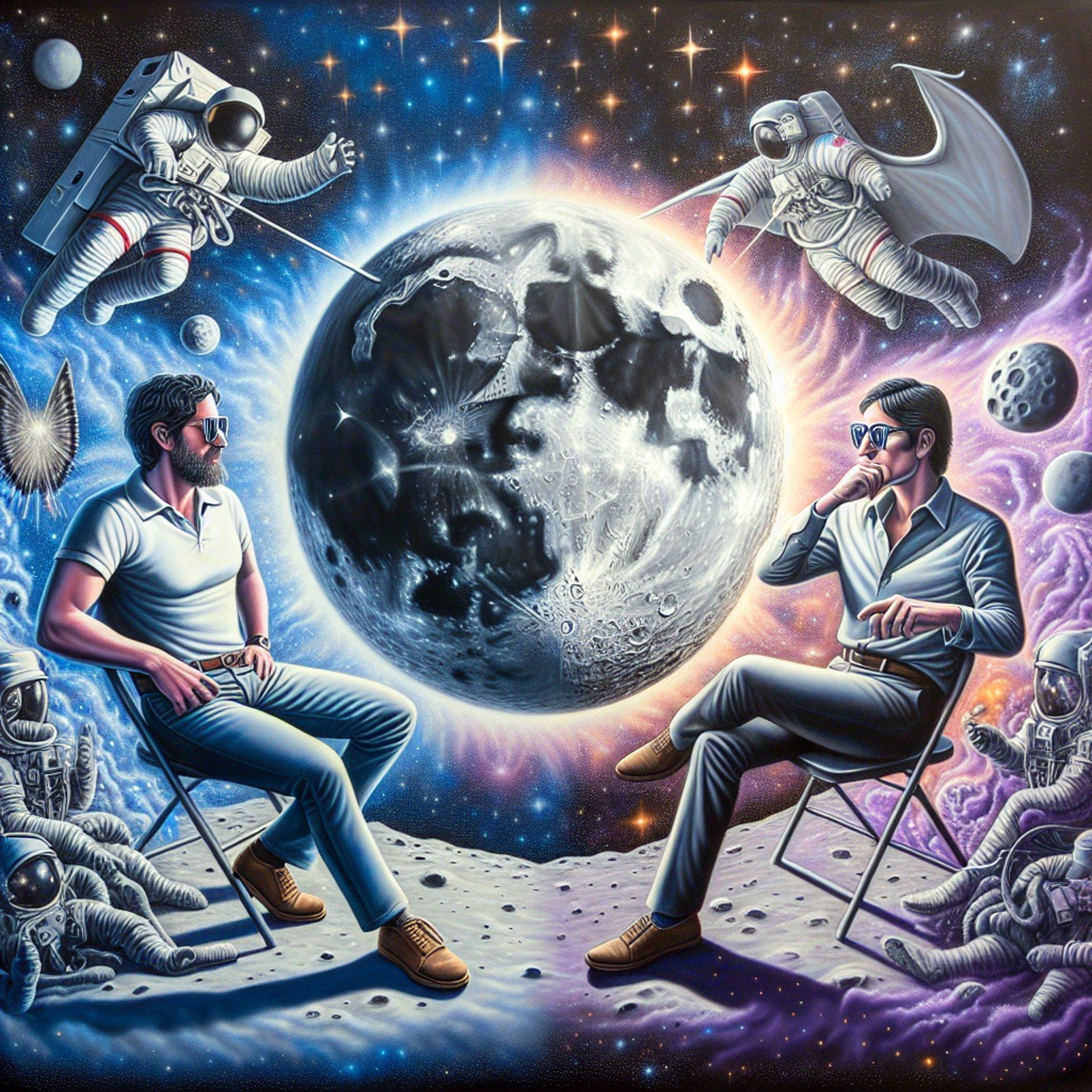 Banner for Cosmic Clash: Elon Musk and Sean Duffy's Lunar Landing Spat
