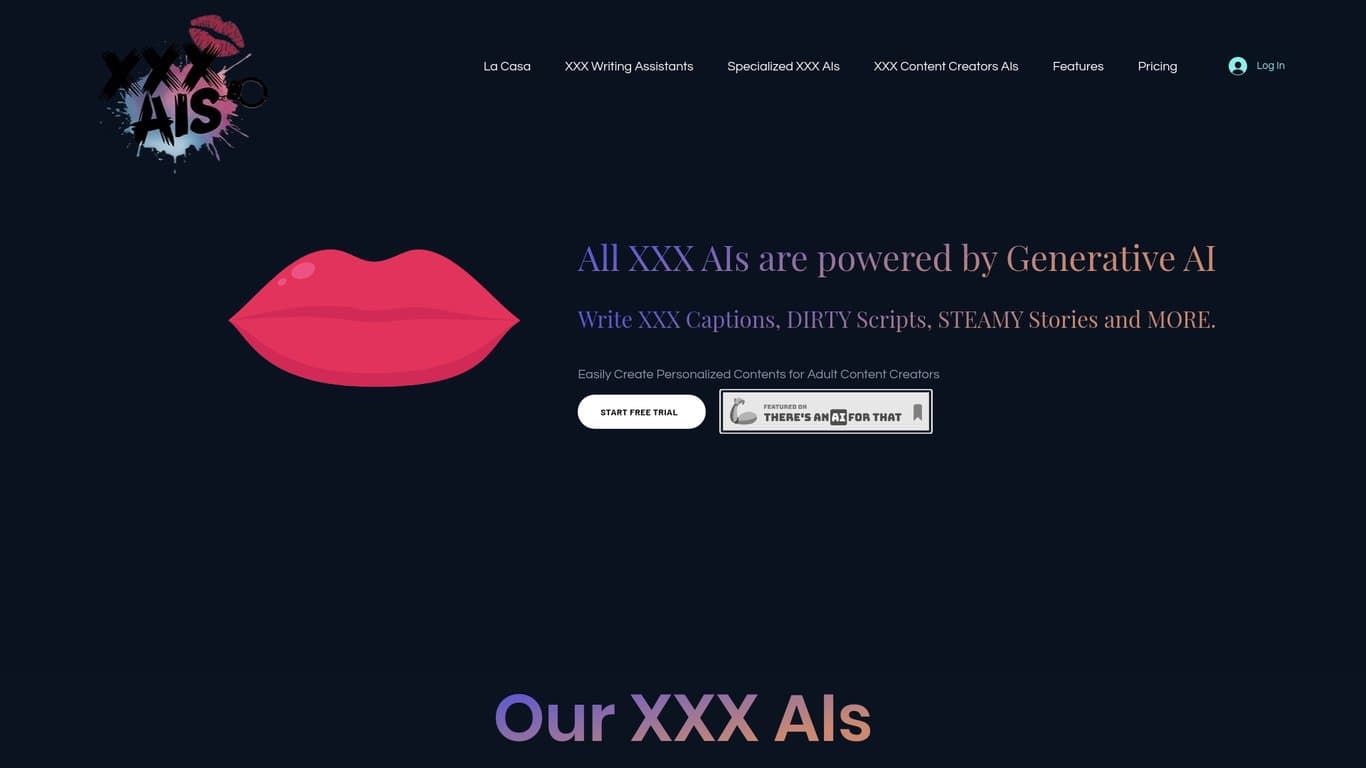 XXX AIs screenshot