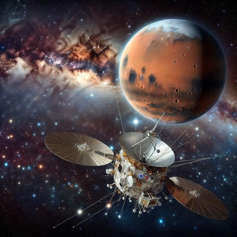 Banner for NASA's Europa Clipper Soars Past Mars in Daring Flyby