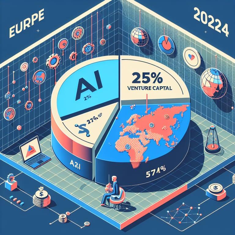 Banner for AI Startups Snag 25% of Europe's VC Funding in 2024!