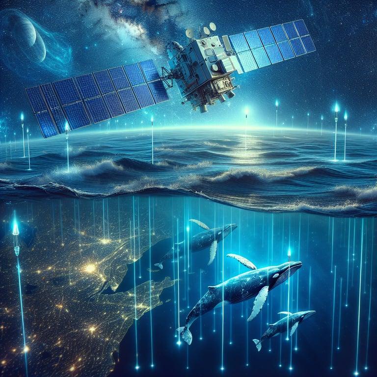 Banner for NASA Satellites Surf the Waves to Help Save Endangered Whales