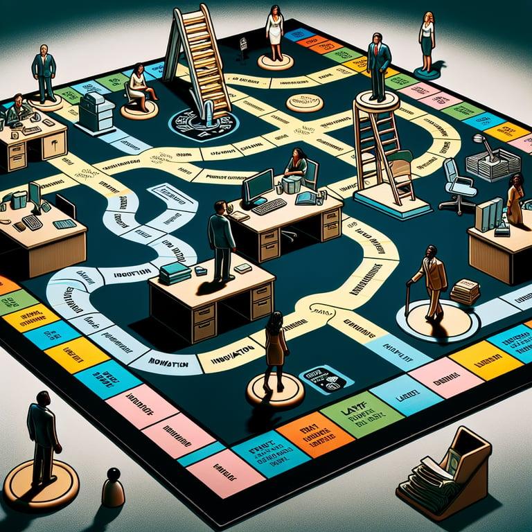 Banner for Novo Nordisk's Innovative Workforce Game: Choose Between Demotion or Layoff