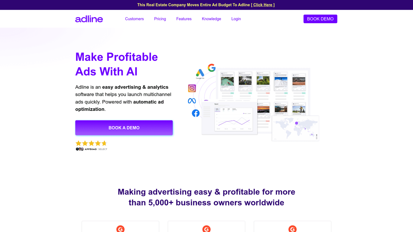 Adline screenshot