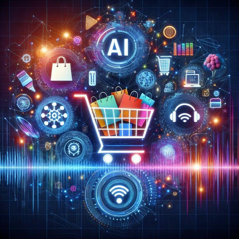 Banner for Amazon's 'Hear the Highlights': AI Revolutionizing Your Shopping Experience!