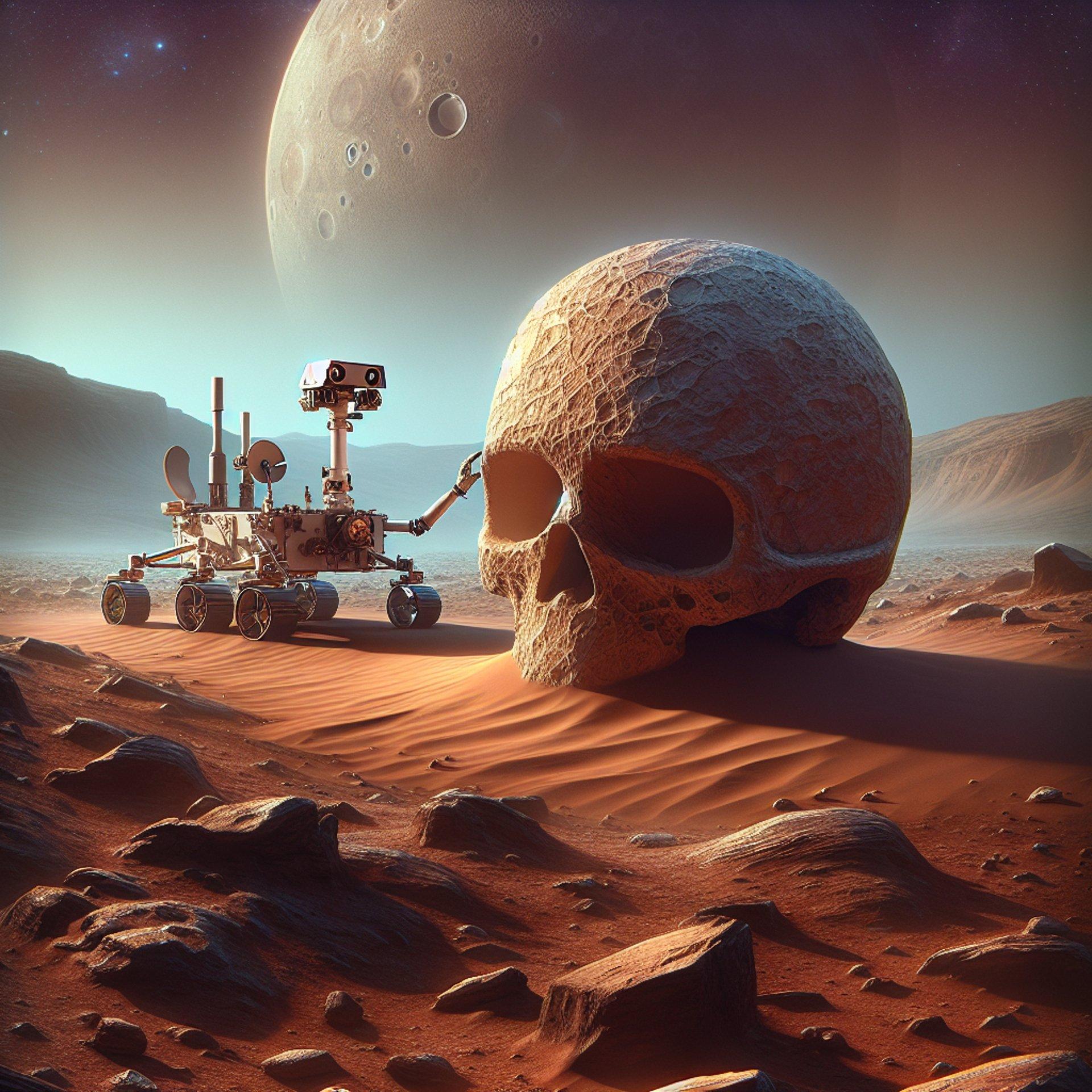 Banner for NASA’s Perseverance Rover Discovers Enigmatic Helmet-Shaped Rock on Mars