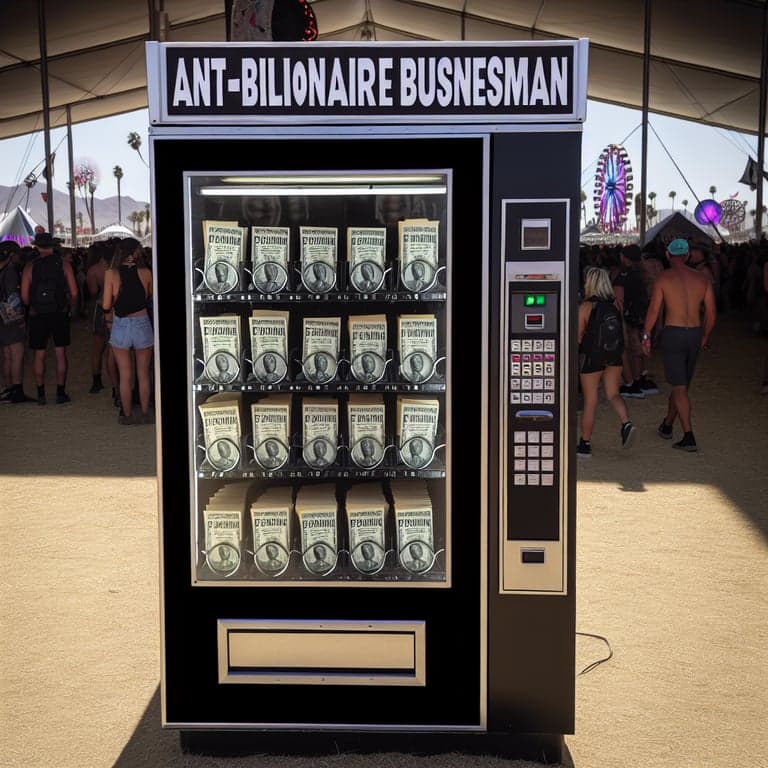 Mysterious Anti-Elon Musk Art Installation Shakes SXSW with 'Epstein Files' Vending Machine