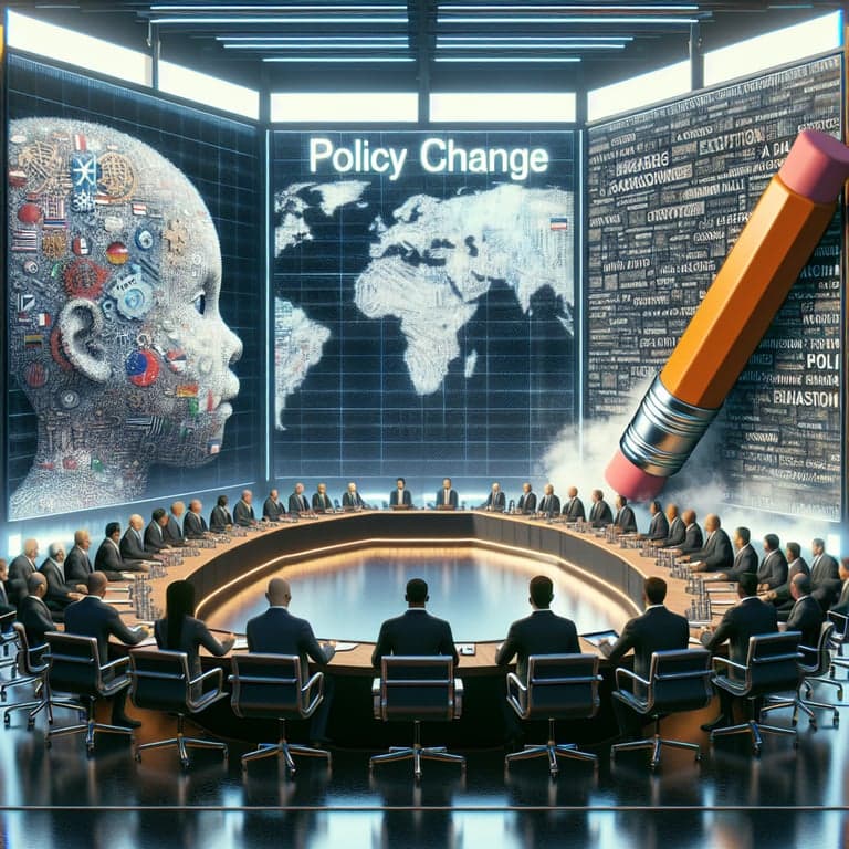 Banner for Biden's AI Safety Summit Unites Global Leaders Amid Trump's Policy Repeal Plans