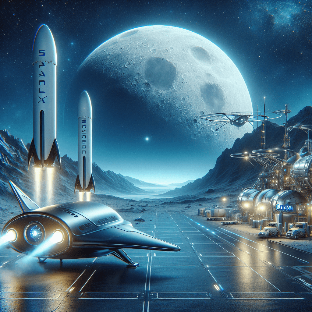 NASA’s Lunar Lander Face-Off: SpaceX vs. Blue Origin in Artemis Moon Program