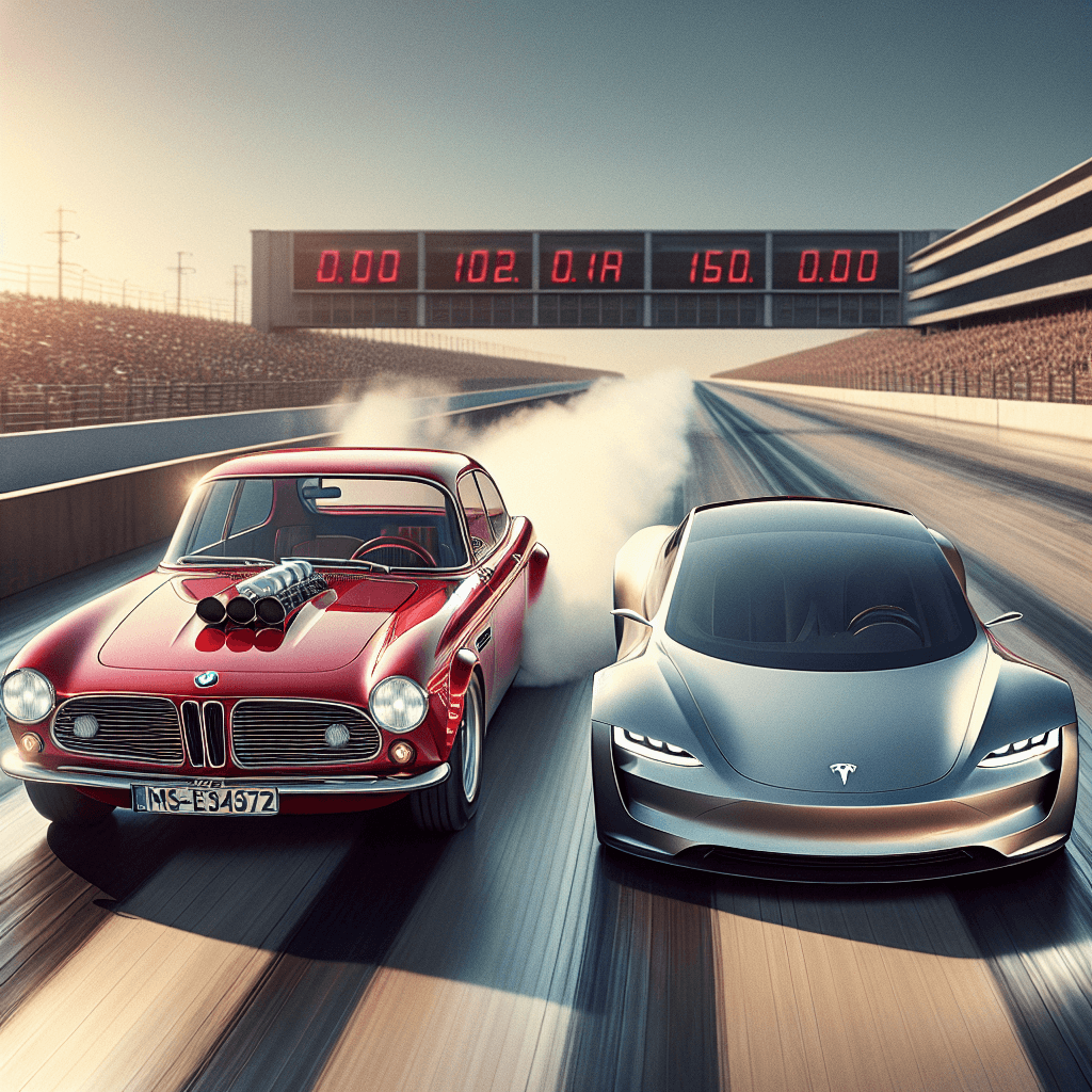 Gas vs Electric Showdown: BMW M240i Takes on Tesla Model S Plaid in Epic Drag Race