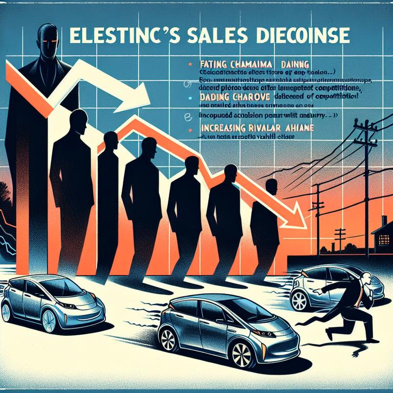 Banner for Tesla's Sales Slump: Beyond the Musk Effect and Rising Competition