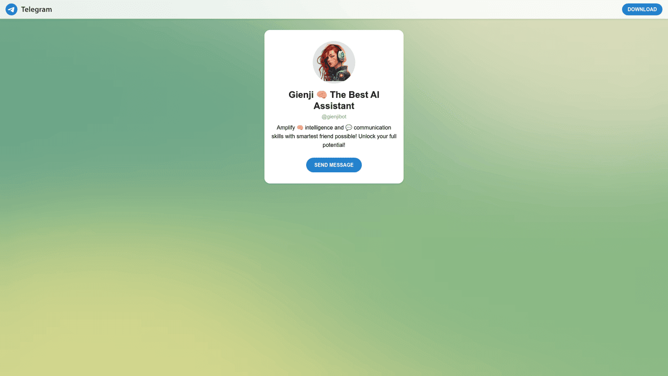GienjiBot screenshot