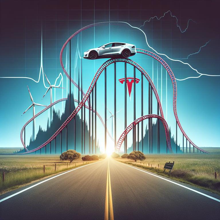 Banner for Tesla's Rollercoaster: EV Sales Struggles & the Road Ahead