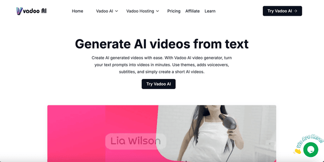 Thumbnail image for Vadoo AI