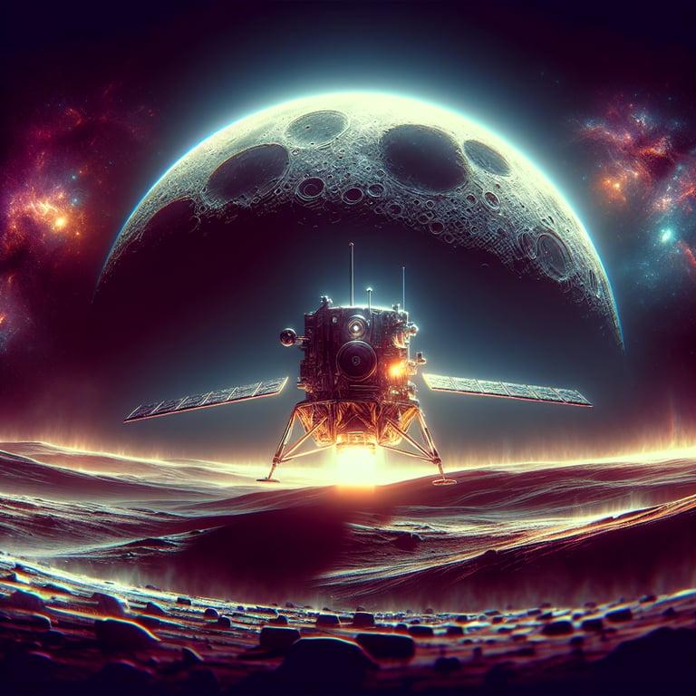 Banner for China's Lanyue Lunar Lander Aces First Full Moon Touchdown Test!